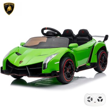 Lamborghini Veneno voiture électrique pour enfants verte