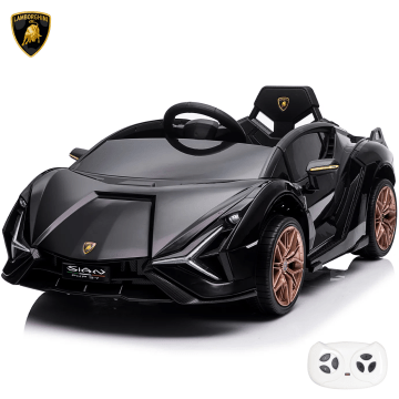Lamborghini Sian voiture électrique enfants noire