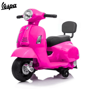 Vespa mini scooter électrique enfants rose