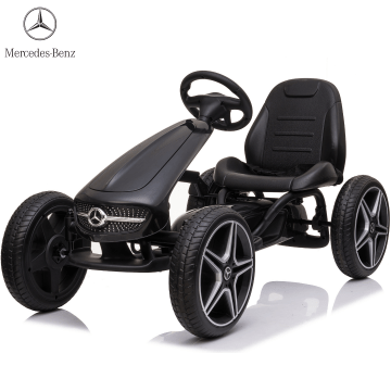 Mercedes Go Kart à Pédale pour Enfants - Noir