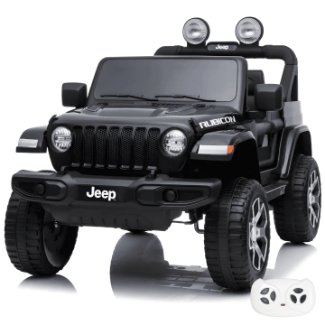 Voiture pour Enfant Jeep Wrangler Rubicon 12V - Noire