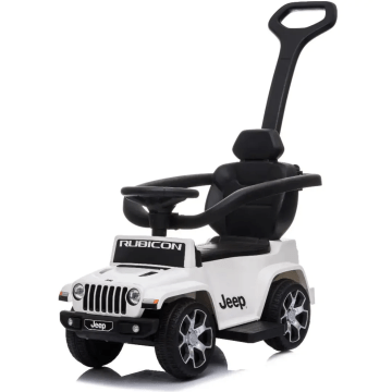 Trotteur Voiture Jeep Wrangler avec lecteur MP3 - Blanc