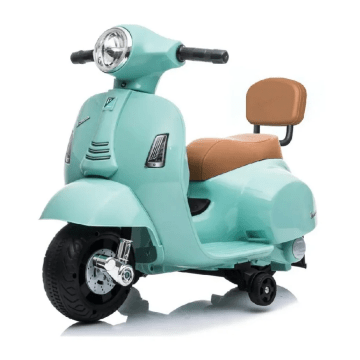 Vespa Électrique pour Enfants GTS Mini 6V - Bleu