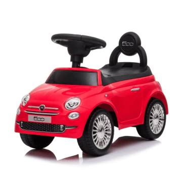 Trotteur voiture rouge Fiat 500