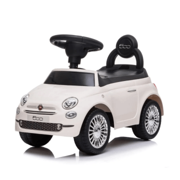 Trotteur voiture blanc Fiat 500