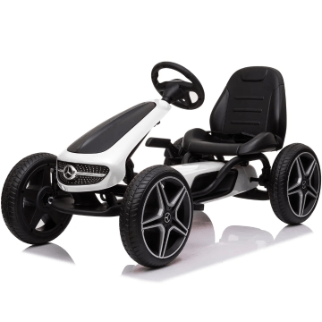 Mercedes kart à pédales enfant blanc