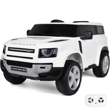 Landrover Defender voiture électrique pour enfants blanc