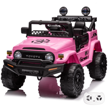 Voiture à Batterie Toyota FJ Cruiser pour Enfants 12V - Rose