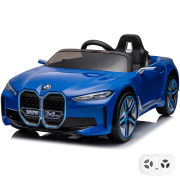 BMW i4 Voiture Électrique pour Enfants 12 Volts avec Télécommande - Bleu