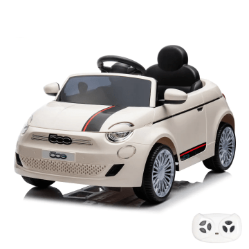 Voiture Électrique Pour Enfants Fiat 500e 6V - Blanc