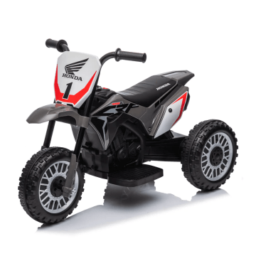 Moto électrique pour enfants Honda CRF450 6V - Noir