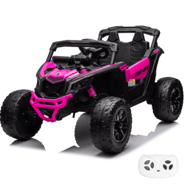 Voiture Électrique Can-Am Maverick R pour Enfant 4x4 12V - Rose