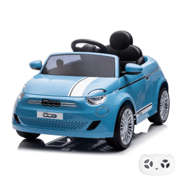 Voiture Électrique Pour Enfants Fiat 500e 6V - Bleu