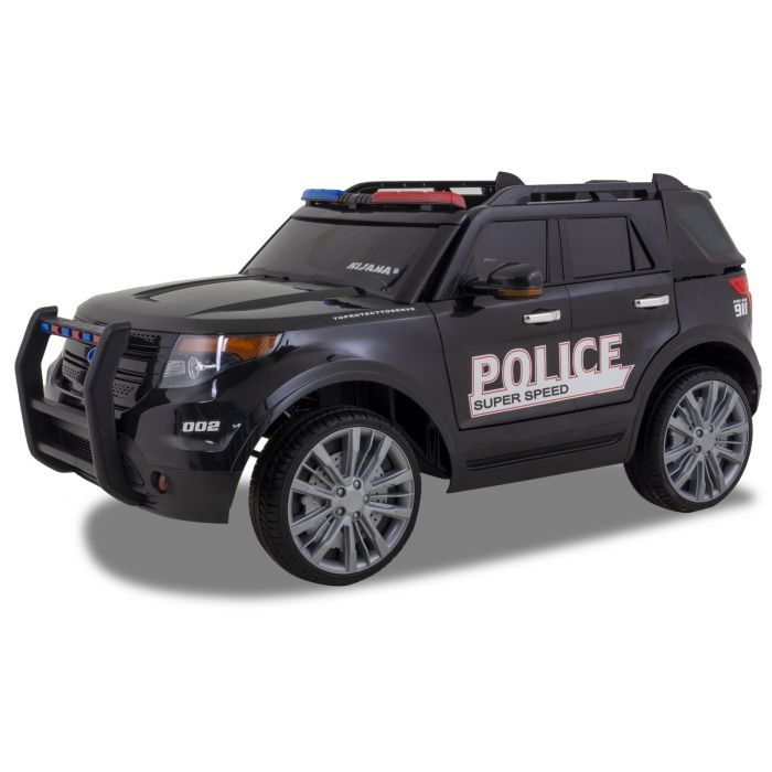 Kijana Voiture Enfant Police Jeep Ford Style Noire Vehiculepourenfant Fr